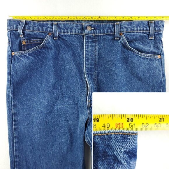 Levi's 517 Jeans Orange Tab Vintage USA Bootcut Denim Men's "42x30" Actual 40x29 - Picture 6 of 12